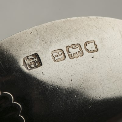 Lot 288 - Part-silver canteen of King's pattern cutlery...