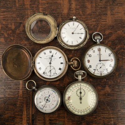 Lot 264 - Collection of pocketwatches comprising of: a...