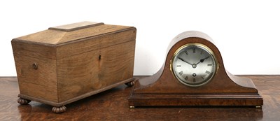 Lot 344 - Regency Rosewood tea caddy with three division...