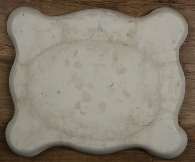 Lot 345 - Meissen porcelain tray 19th Century, with...