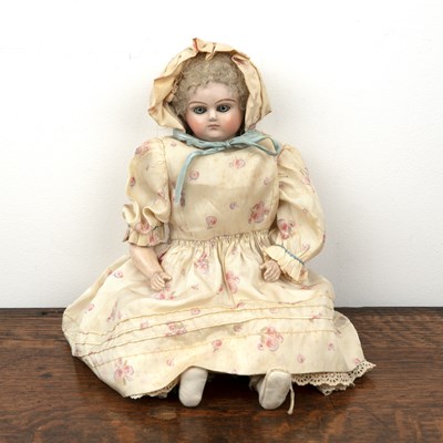 Lot 346 - Antique childs doll with unidentified ink...