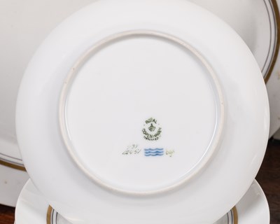 Lot 309 - An early 20th century Royal Copenhagen porcelain part dinner service