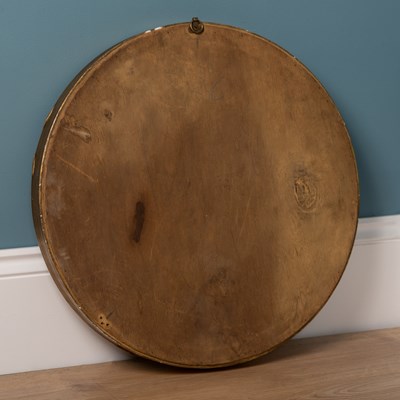 Lot 428 - A mid 20th century Regency style gilt circular convex wall mirror