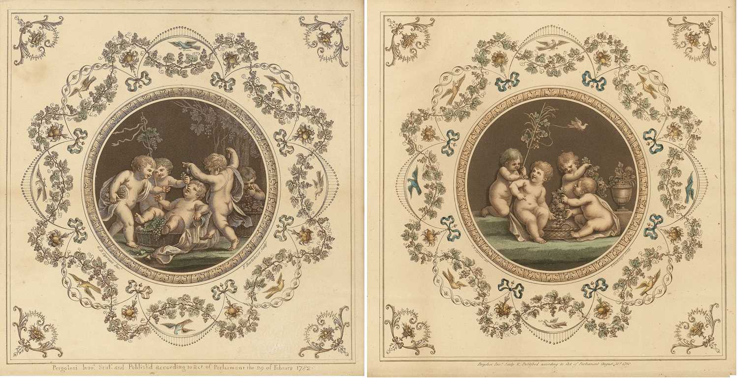 Lot 10 - Francesco Bartolozzi after G*B* Cipriani Putti...