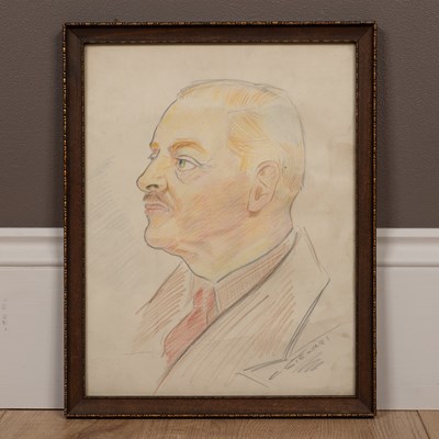 Lot 328 - Two portraits