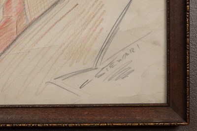 Lot 328 - Two portraits