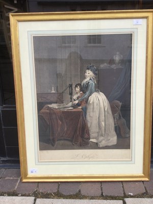 Lot 12 - Frederic Cazenave after Louis-Leopold Boilly...