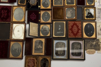 Lot 374 - A large collection of Ambrotypes