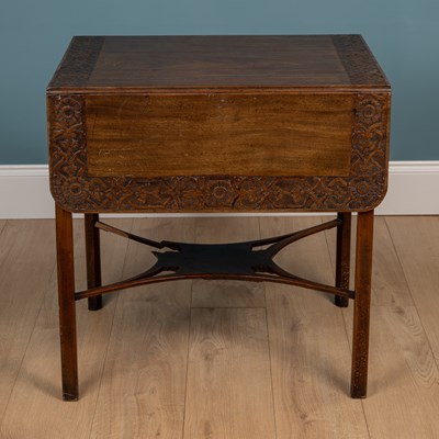 Lot 355 - A 19th century mahogany Pembroke table