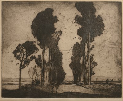 Lot 93 - Sir Frank Brangwyn (1867-1956) A Road in...