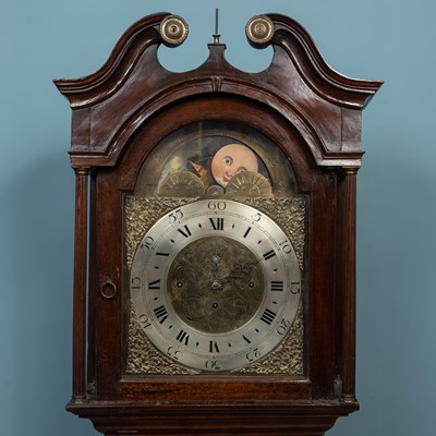 Lot 389 - A 19th century mahogany longcase clock