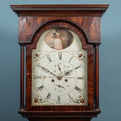 Lot 391 - An early 19th century mahogany eight-day longcase clock