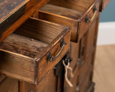 Lot 397 - An old Korean side cabinet