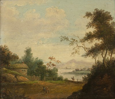 Lot 271 - 19th century English school Landscape with...