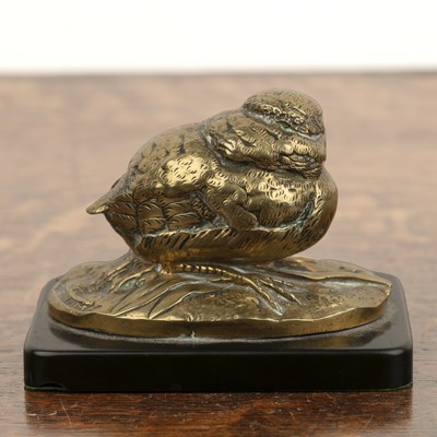 Lot 1 - After Louis Villeminot (1826-c1914) small gilt...
