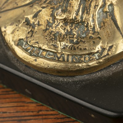 Lot 1 - After Louis Villeminot (1826-c1914) small gilt...