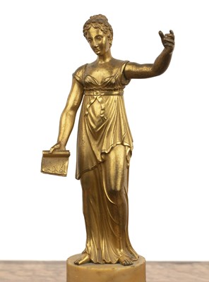Lot 3 - 19th Century French School gilt bronze figure...