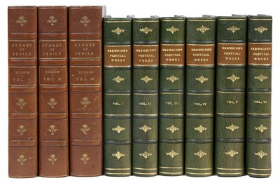 Lot 541 - Ruskin, John 'The Stones of Venice', 3 vols....