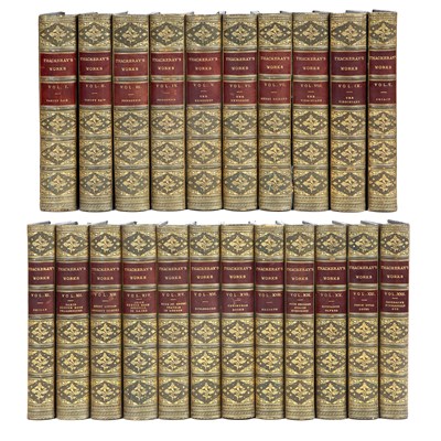 Lot 543 - Thackeray, William Makepeace 'The Works', 22...