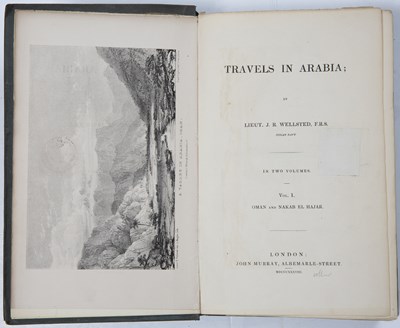 Lot 601 - Wellsted, Lieutenant J.R. Royal Navy 'Travels...