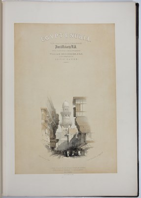 Lot 609 - Roberts, David. Scottish Artist 1796-1864 'The...