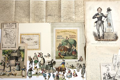 Lot 622 - An eclectic group of printed items to include...