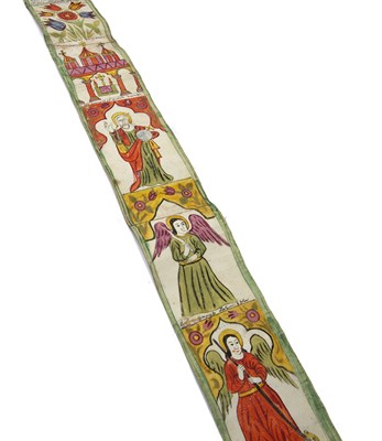 Lot 624 - An Armenian Phylactery Manuscript scroll...