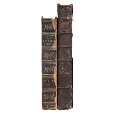 Lot 635 - Peck, Francis 'Desiderata Curiosa; Or a...