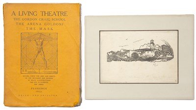 Lot 573 - Craig, Edward Gordon Proof of a woodcut 'View...