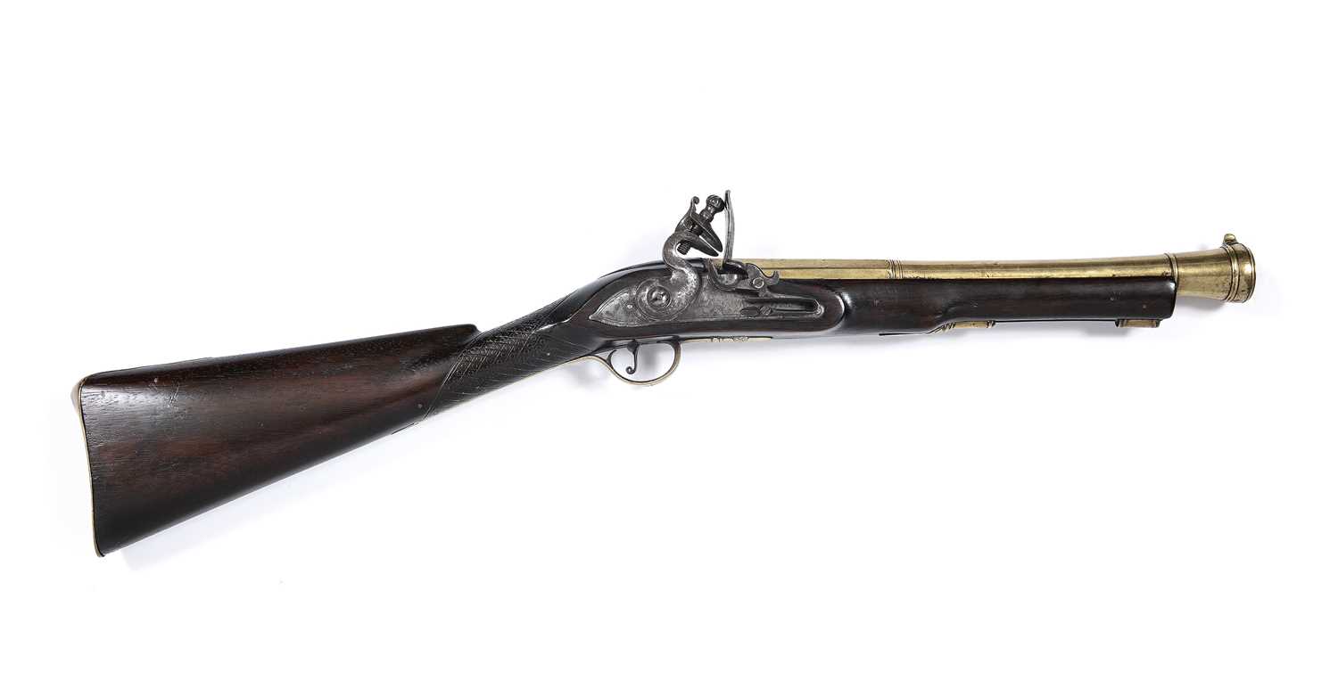 Lot 165 - A 19th century flintlock Blunderbuss, the...