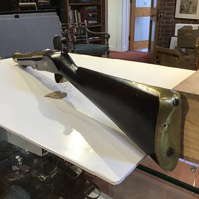 Lot 165 - A 19th century flintlock Blunderbuss, the...