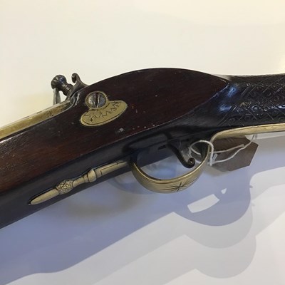 Lot 165 - A 19th century flintlock Blunderbuss, the...
