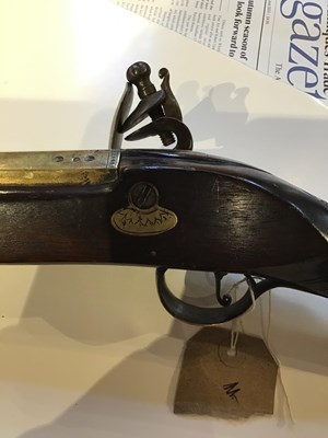 Lot 165 - A 19th century flintlock Blunderbuss, the...
