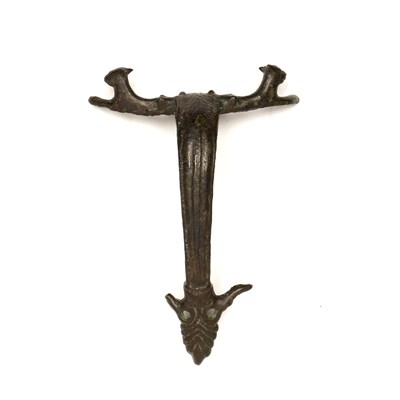 Lot 25 - Bronze cast handle Italian, 16th/17th Century...