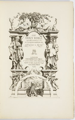 Lot 705 - Nonesuch Press: The Holy Bible, Bloomsbury,...