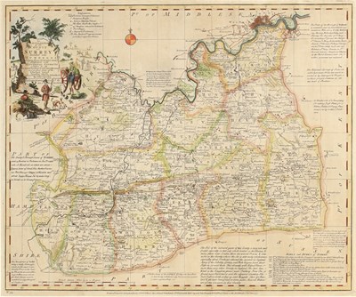 Lot 698 - Bowen, Emanuel. 'An Accurate Map of the County...