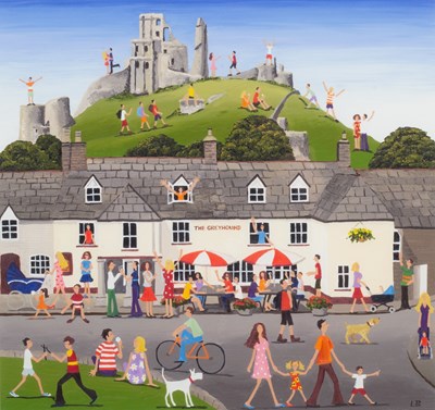 Lot 174 - Louise Braithwaite (British, late 20th/early 21st century), 'Corfe Castle' and 'County Show'