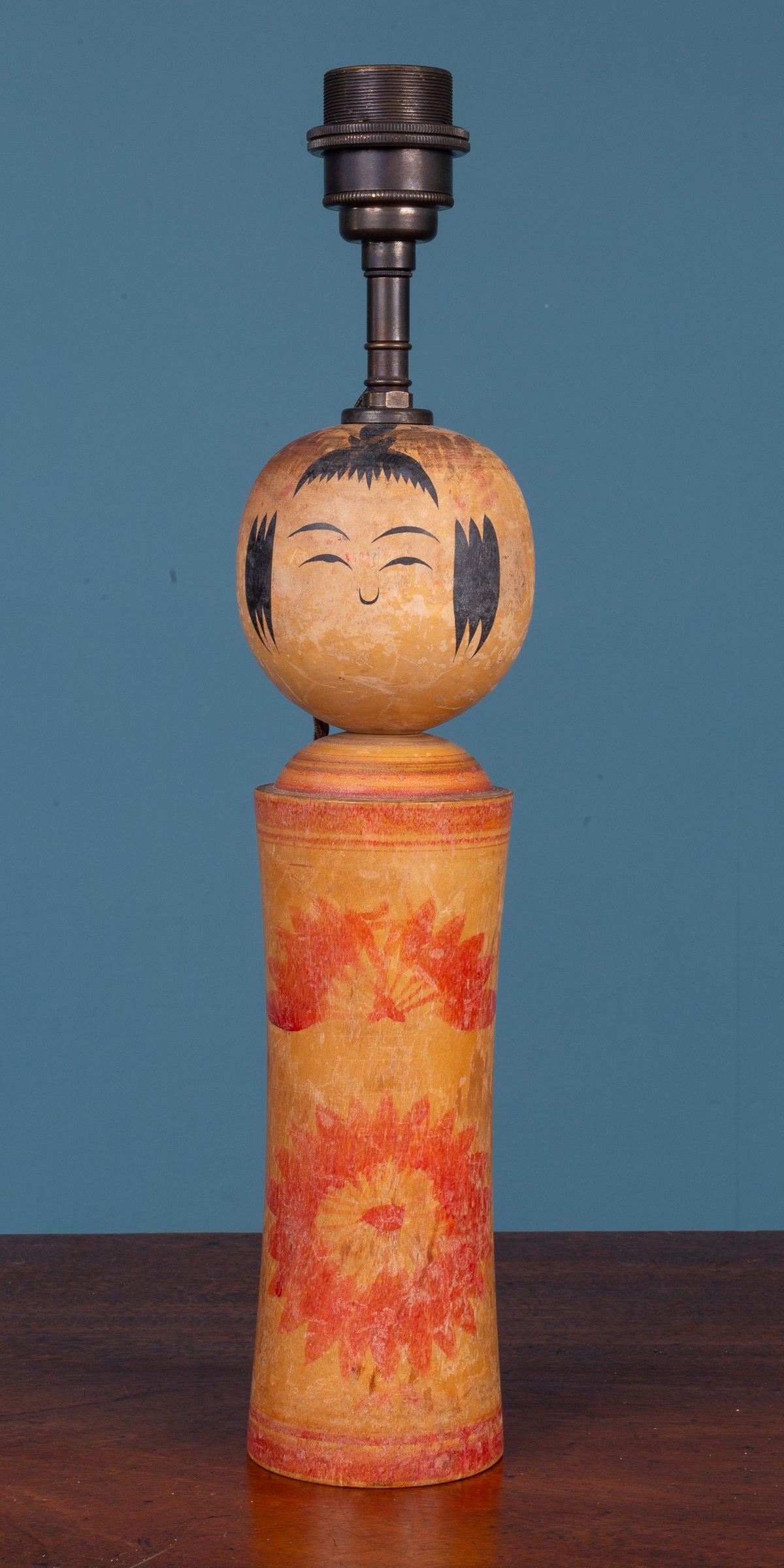 Lot 158 An early 20th century Japanese Kokeshi doll