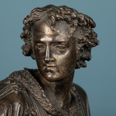 Lot 507 - Albert-Ernest Carrier-Belleuse (French, b.1824-d.1887), a Renaissance soldier