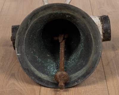 Lot 1313 - A bronze bell