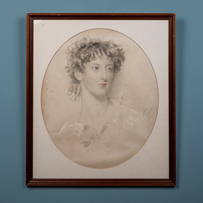 Lot 547 - Early 19th century English school, portrait of a lady