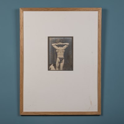 Lot 255 - An early 20th century photograph of a male bodybuilder