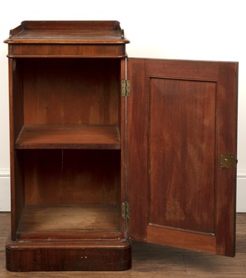 Lot 42 - Victorian pot cupboard Mahogany, with...