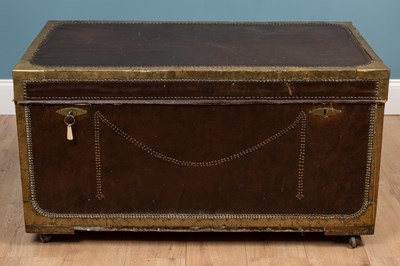 Lot 360 - A camphorwood campaign trunk