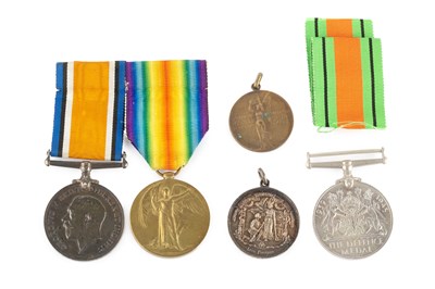 Lot 149 - Two First World War medals, comprising the...