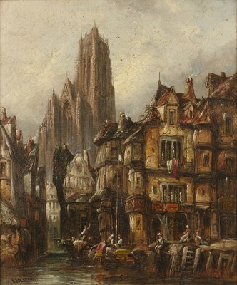 Lot 301 - Henry Schafer (1815-1873) Dordrecht, Holland,...