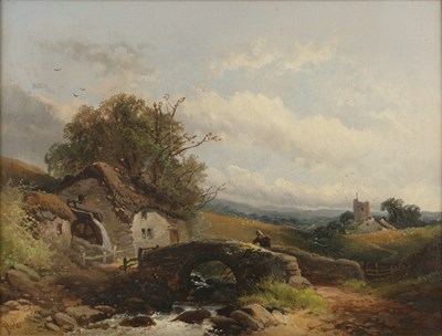 Lot 206 - Joseph Horlor (1809-1887) Landscape with...