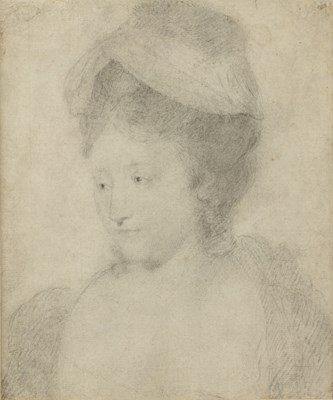 Lot 279 - Thomas Stothard (1755-1834) Head and shoulders...