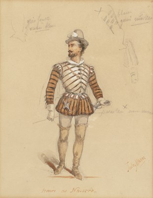 Lot 231 - Jules Marre (19th century) 'Henri du Navarre',...