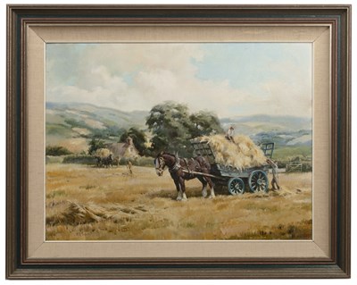 Lot 478 - Rosemary Sarah Welch (b. 1946) Loading the hay...